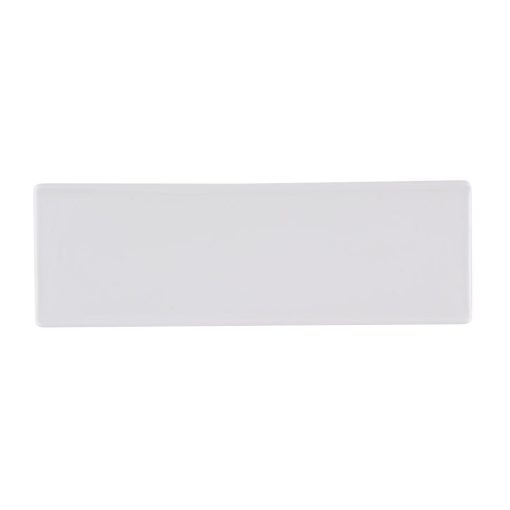 Churchill White Oblong Plates 330 x 110mm 6 Pack (HR437)