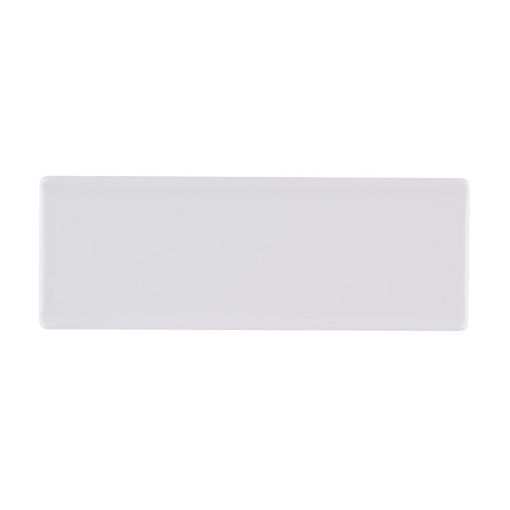 Churchill White Oblong Plates 250 x 90mm 6 pack (HR439)