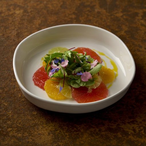 Churchill White Organic Walled Plates 206mm 6 Pack (HR440)