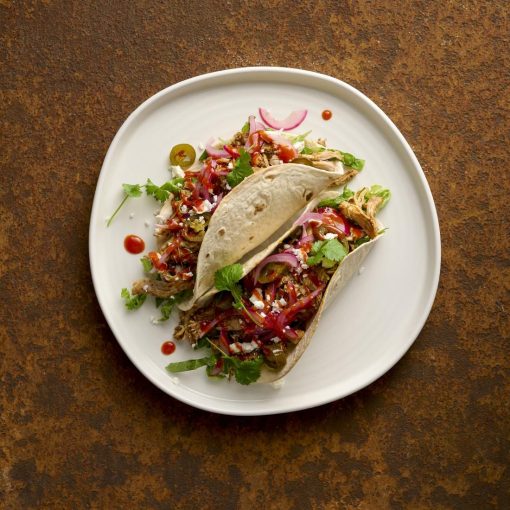 Churchill White Organic Walled Plates 206mm 6 Pack (HR440)