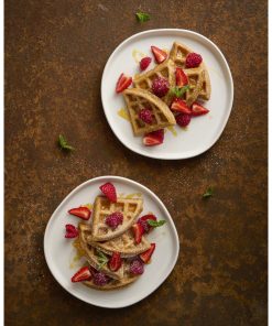 Churchill White Organic Walled Plates 206mm 6 Pack (HR440)
