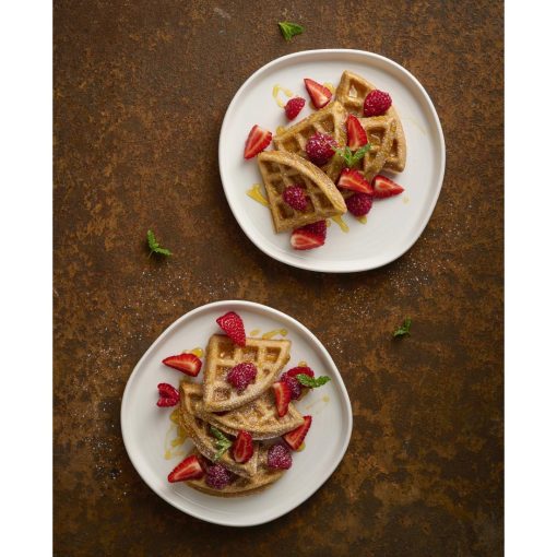 Churchill White Organic Walled Plates 206mm 6 Pack (HR440)