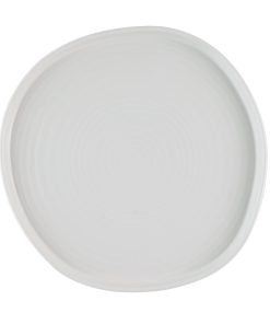 Churchill White Organic Walled Plates 257mm 6 Pack (HR441)