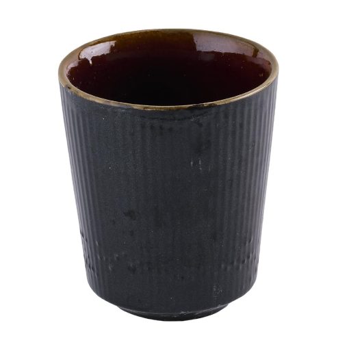 Churchill Tokyo Black Unhandled Cups 354ml 12 Pack (HR448)