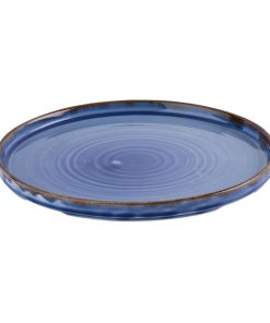 Dudson Harvest Indigo Walled Plates 260mm6 pack (HR496)