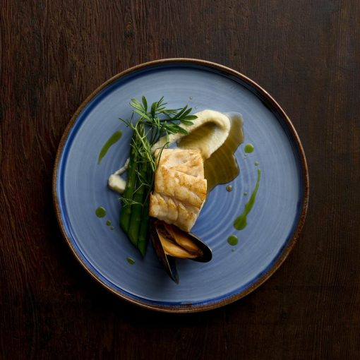 Dudson Harvest Indigo Walled Plates 210mm 6 Pack (HR497)