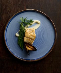 Dudson Harvest Indigo Walled Plates 210mm 6 Pack (HR497)