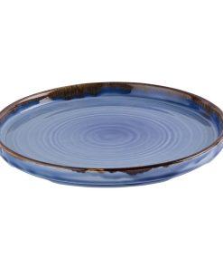 Dudson Harvest Indigo Walled Plates 210mm 6 Pack (HR497)