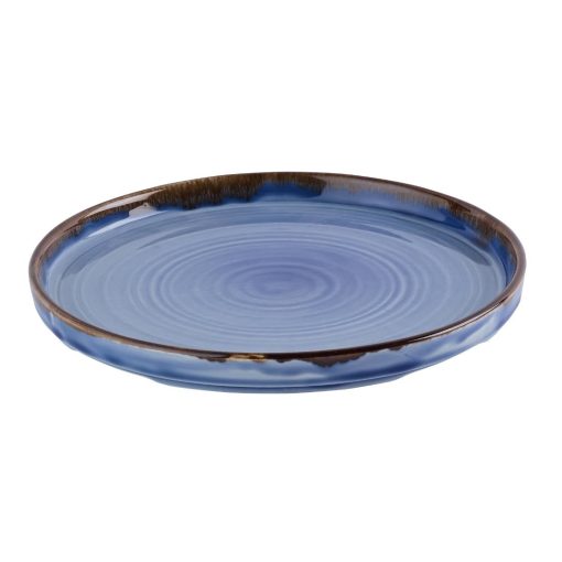Dudson Harvest Indigo Walled Plates 210mm 6 Pack (HR497)