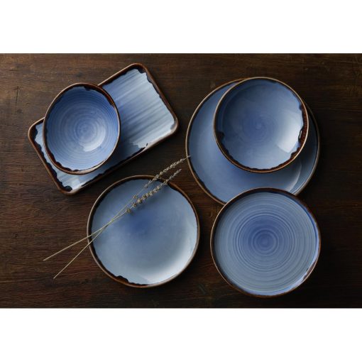 Dudson Harvest Indigo Deep Bowls 187x 158mm 6 Pack (HR501)