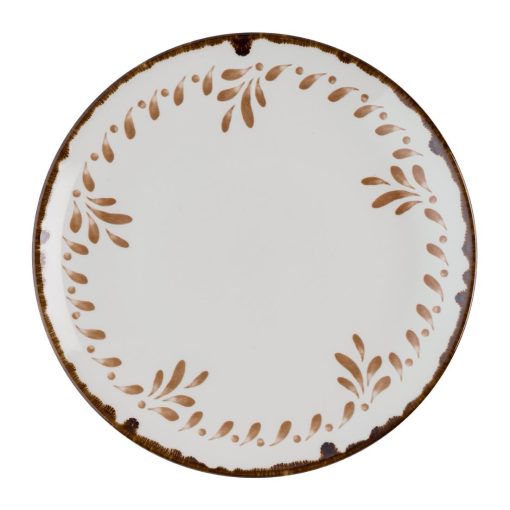 Dudson Harvest Mediterranean Terracotta Coupe Plates 260mm 12 pack (HR503)