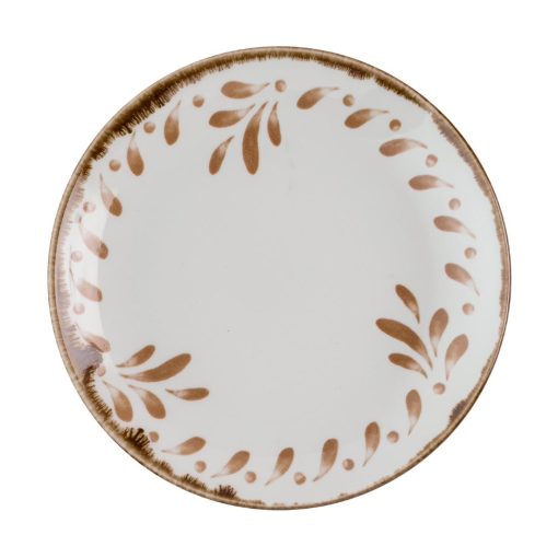 Dudson Harvest Mediterranean Terracotta Coupe Plates 165mm 12 pack (HR505)