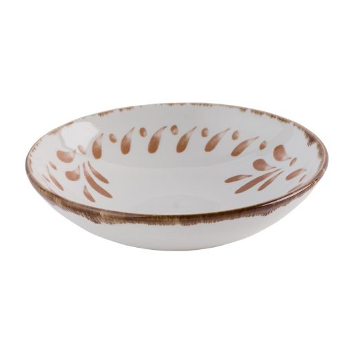 Dudson Harvest Mediterranean Terracotta Coupe Bowls 184mm 12 pack (HR507)