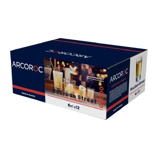 Arcoroc Bourbon Street Shot Glasses 60ml 24 Pack (HR703)