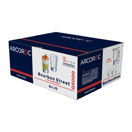 Arcoroc Bourbon Street Shot Glasses 60ml 24 Pack (HR703)