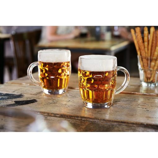 Arcoroc Britannia Dimpled Panelled Tankards 285ml 36 Pack (HR705)