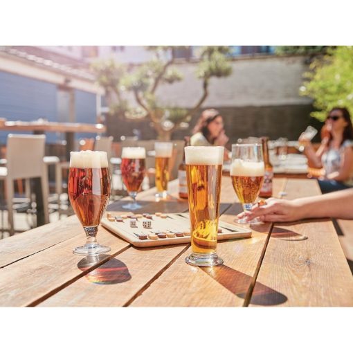 Arcoroc Cervoise Stem Beer Glasses 380ml 24 Pack (HR754)