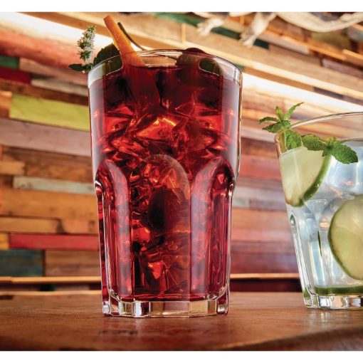 Arcoroc Granity Iced Tea-Hi Ball Glasses 420ml 24 Pack (HR812)