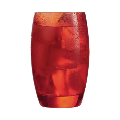 Arcoroc Salto Colour Studio Red Hi Ball Tumblers 350ml 24 Pack (HR888)