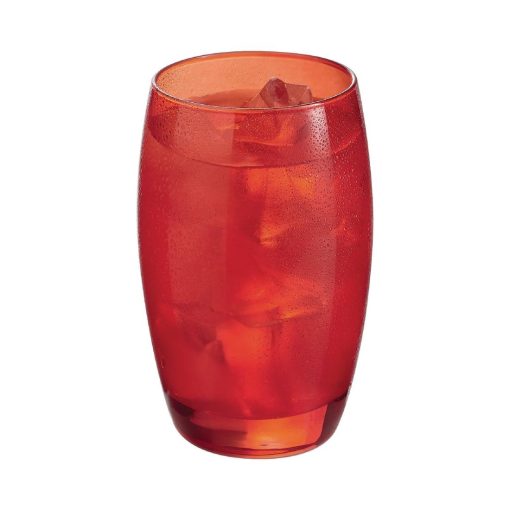 Arcoroc Salto Colour Studio Red Hi Ball Tumblers 350ml 24 Pack (HR888)