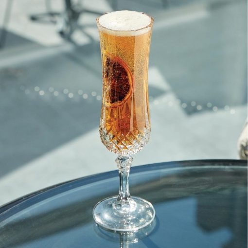Arcoroc West Loop Flutes Glasses 120ml 12 pack (HR936)