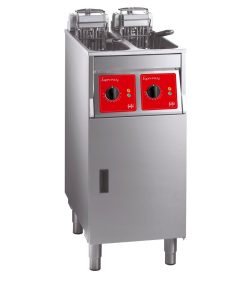 FriFri Super Easy 422 Electric Free-Standing Twin Tank Fryer with Filtration 2 Baskets 2x 11kW - Three Phase (HS064-3PH)