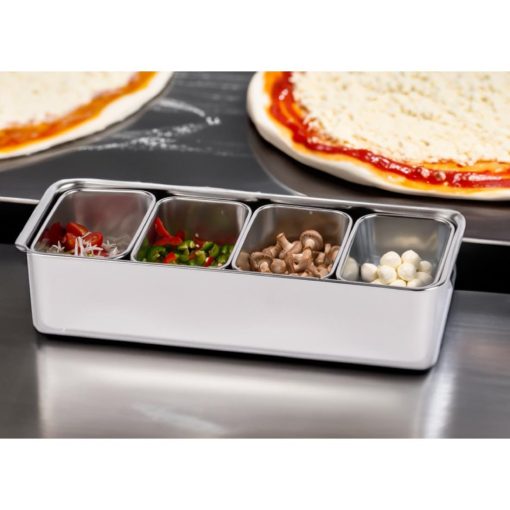 Louis Tellier Japanese Container with Four Compartments 281x118x63mm (HS511)