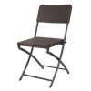Bolero Rattan Folding Chairs Brown 2 pack (HS558)