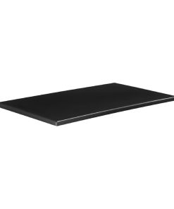 Enduratop Rectangular Table Top Black 1200x700mm (HS610)
