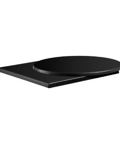 Enduratop Rectangular Table Top Black 1200x700mm (HS610)