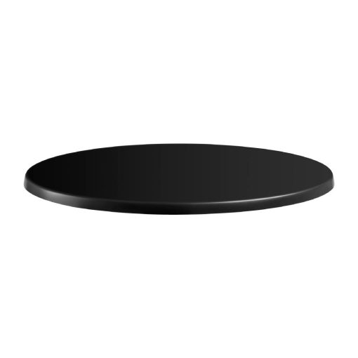 Enduratop Round Table Top Black 600mm (HS611)