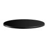 Enduratop Round Table Top Black 800mm (HS615)
