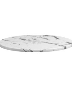 Enduratop Round Carrara Marble Table Top 600mm (HS619)