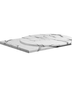 Enduratop Round Carrara Marble Table Top 600mm (HS619)
