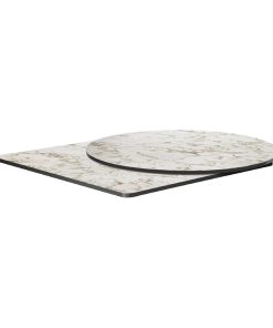Extrema Square Carrara Marble Table Top 690x690mm (HS650)