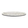 Extrema Round Carrara Marble Table Top 600mm (HS656)