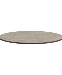 Extrema Round Cement Textured Table Top 600mm (HS662)