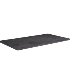 Extrema Rectangular Metallic Anthracite Table Top 1190x690mm (HS675)
