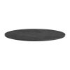Extrema Round Metallic Anthracite Table Top 690mm (HS677)