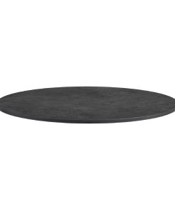 Extrema Round Metallic Anthracite Table Top 600mm (HS680)