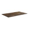 Extrema Rectangular Planked Vintage Wood Table Top 1190x690mm (HS693)