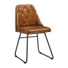 Harland Side Chair Leather Bruciato 2 pack (HS732)
