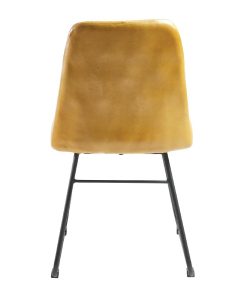 Harland Side Chair Leather Vintage Gold 2 pack (HS735)