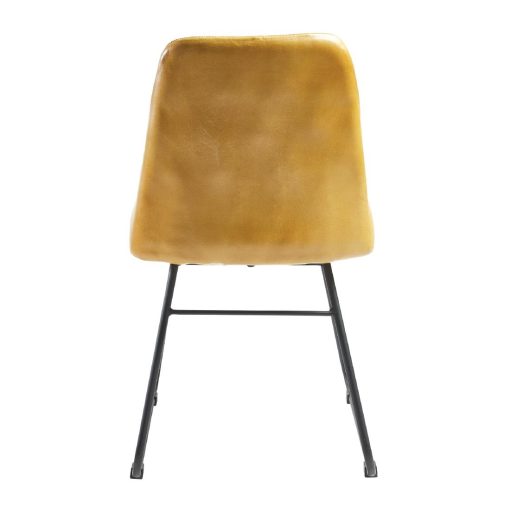Harland Side Chair Leather Vintage Gold 2 pack (HS735)