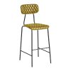 Kara Bar Stool Vintage Gold 2 Pack (HS740)