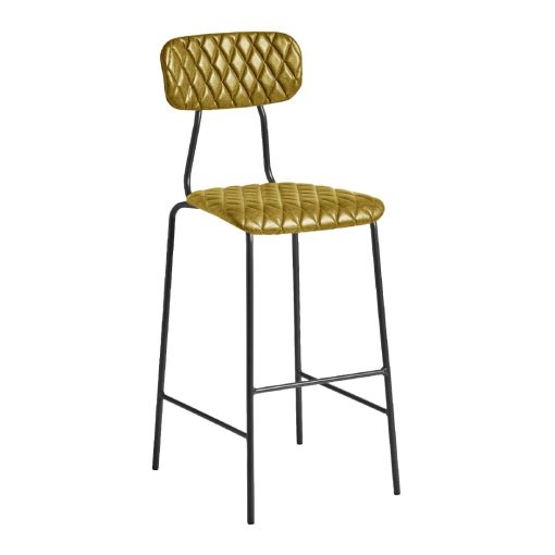 Kara Bar Stool Vintage Gold 2 Pack (HS740)