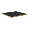 Omega Square Laminate Table Top Black Marble 800x800mm (HS758)