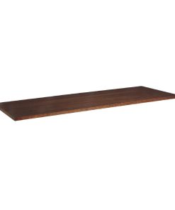 Solid Ash Dark Walnut Rectangular Table Top 1200x700mm (HS770)