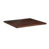 Solid Ash Dark Walnut Square Table Top 600x600mm (HS771)