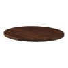 Solid Ash Dark Walnut Round Table Top 750mm (HS773)